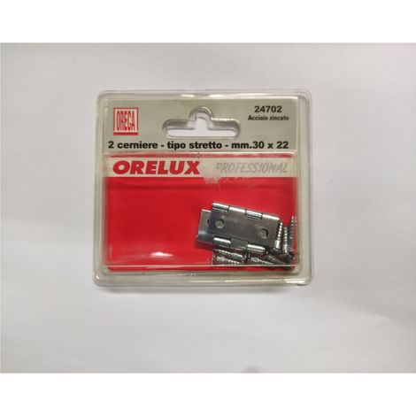 ORECA - CERNIERA TIPO STRETTO 30X22MM PZ2