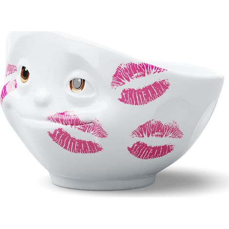 Bol Bisous édition limitée en porcelaine blanche 500 ml