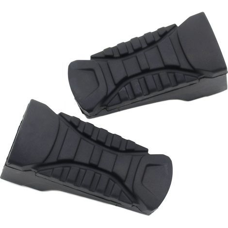 Repose-pieds caoutchouc avant moto – plaque repose-pieds – compatible BMW R1200GS LC/ADV R1250GS (1/4)