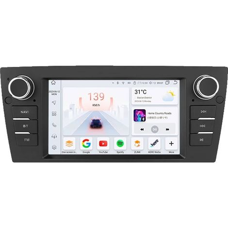 Carplay, Lecteur Multimédia, Intégration Smartphone, compatible avec BMW Série 3 E90 E91 E92 E93 06 - 12, S4 AHD2 AI (1/2)
