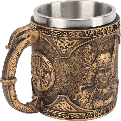 Chope à bière en acier inoxydable et résine double couche résistante aux hautes températures, motif pirate, accessoires pour boissons