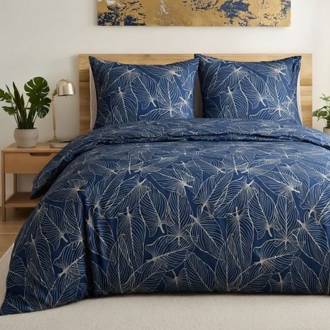 Housse de couette 260x240 + 2 taies d'oreiller PAOLA 100% microfibre (1/3)