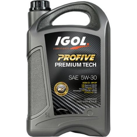 Huile moteur PROFIVE PREMIUM TECH 5W-30 5L IGOL