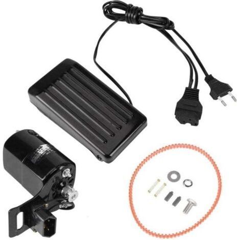Sewing Machine Motor, XU, Foot Control Pedal, Universal for Vintage Sewing Machines, 180W Sewing Spare Parts Equipped with Foot Pedal, Low Noise Stable Performance (1/4)