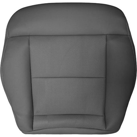 Schwarzer Fahrersitz-Sitzkissenbezug aus PU-Leder für BMW E350 E550 W212 Modelle der Baujahre 2010-2014.