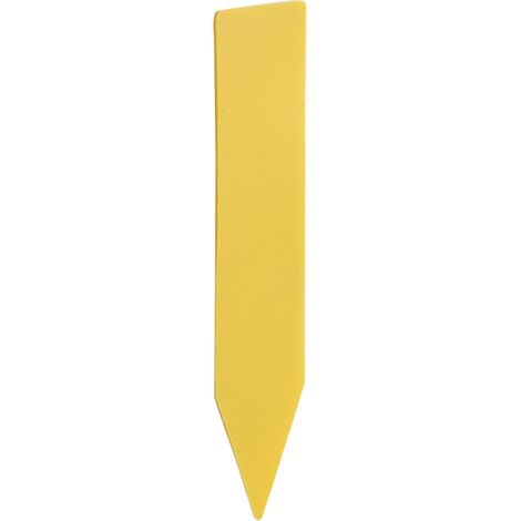 100 étiquettes plantes jardinerie PVC imperméable anti-UV 5x1 cm jaune pour nom fleurs potager verger (1/2)