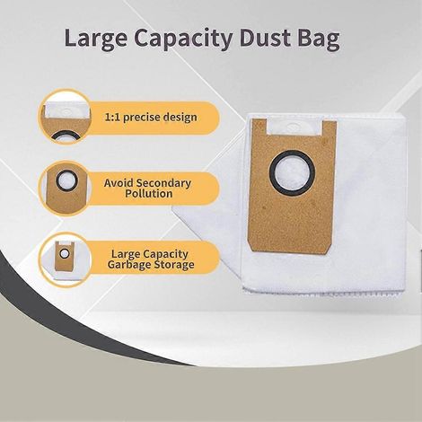 Accesorios para aspiradora robot AIRROBO T20+: Cepillo lateral principal, filtro HEPA, paño de mopa, bolsa para polvo. (1/4)