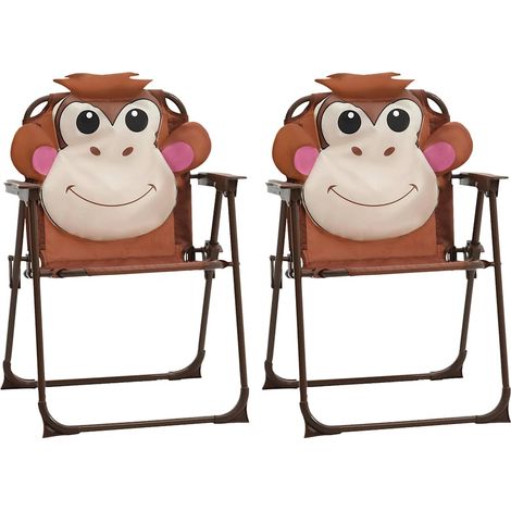 Set da Bistrot da Giardino Salotto da Giardino per Bambini con Ombrellone Marrone (1/5)