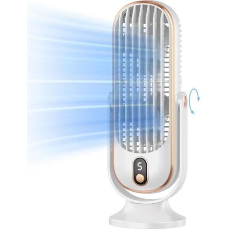 Ventilatore da tavolo - 5 velocità del vento - Funzionamento silenzioso - Disponibile in vari colori (1/4)