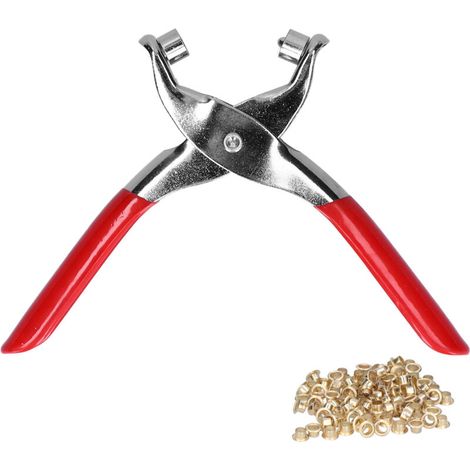 Pince à œillets, kit d'outils à œillets bricolage pour cuir pour chaussures pour toile (1/5)