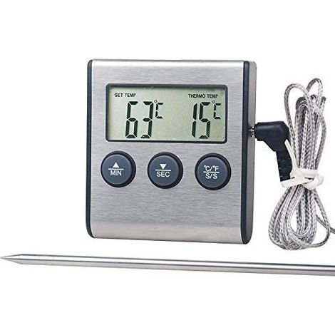 thermomètre alimentaire numérique en métal de haute précision-Online Store (1/5)