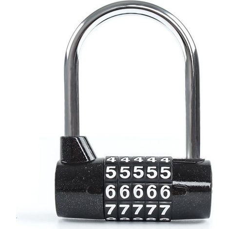 1 cadenas à combinaison, étanche et antirouille, pour casiers, vélos, boîtes à outils et armoires (1/5)