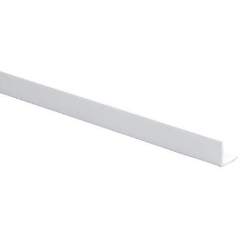Winkelleiste 90 x 3 x 3 cm, weiß Winkelleiste