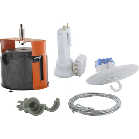 Point de centre DCL coupe-feu EI90 Ø74 mm – Profondeur 54 mm – Matière intumescente pour prévention des flammes – Accessoire sécurité incendie – BLM (1/2)