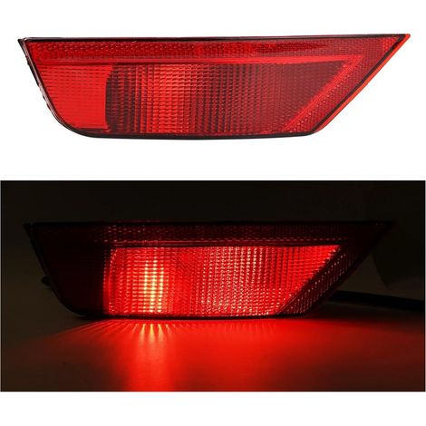Feu antibrouillard arrière, côté gauche pare-chocs arrière antibrouillard réflecteur arrière feu antibrouillard arrière ensembles antibrouillard 8V4115K273AB adapté pour For d Focus MK2 2008-2015