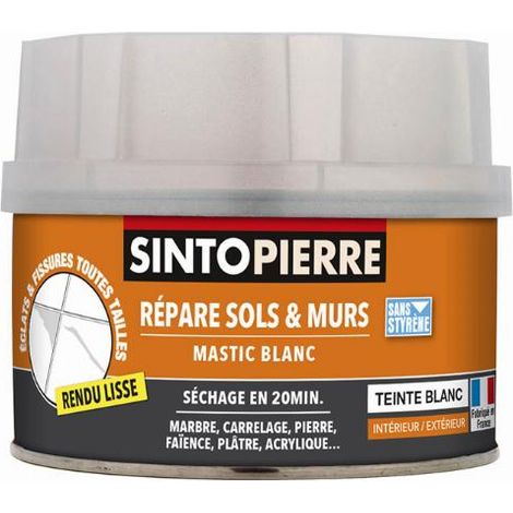SINTOPIERRE Reparatur-Spachtelmasse Weiß - Dose 170ML - 32020