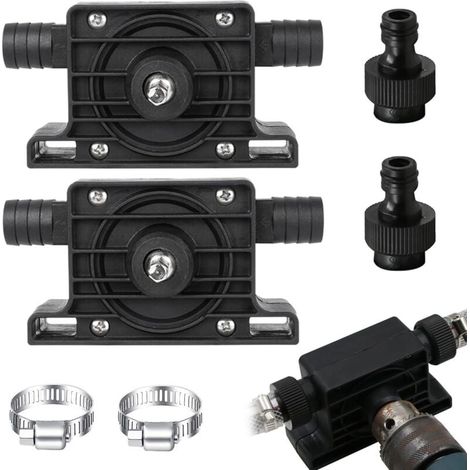 2 Pièces Pompe a Eau Electrique, Mini Pompe a Eau, Pompe a Essence Electrique, Pompes à Eau et Accessoires, Pompe a Fioul pour Pomper Rapidement de L'huile, Pomper de L'eau, Pomper du Liquide (1/4)