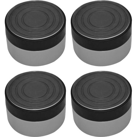 Lot de 4 patins anti-vibrations antidérapants pour lave-linge et sèche-linge, rehausseurs pour base de réfrigérateur. (1/5)