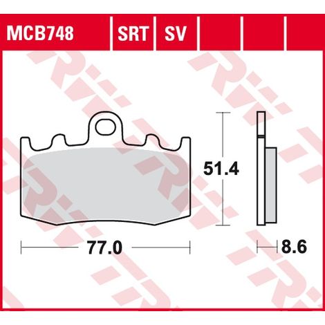 PASTILLAS DE FRENO TRW ZF KH335 SINTER STREET BMW R 1100 S 01-05, R 1150 GS / ADV / R / RT 01-06, K 1200 GT / RS 01-08, K 1200 S 05-09, R 1200 GS / ADV 04-13, DELANTERAS