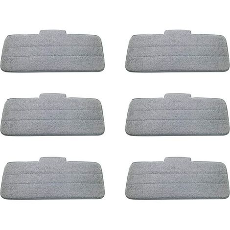 Ensemble de 6 pièces pour balais à franges Deerma TB900 et Mijia avec vaporisateur d'eau, tête de nettoyage rotative à 360° et tissu en fibre de carbone et bois.
