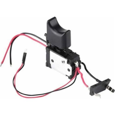Interrupteur de forage sans fil, 7.2V 24V Interrupteur de commande de vitesse de forage Interrupteur de forage électrique à batterie au lithium avec petite lumière-