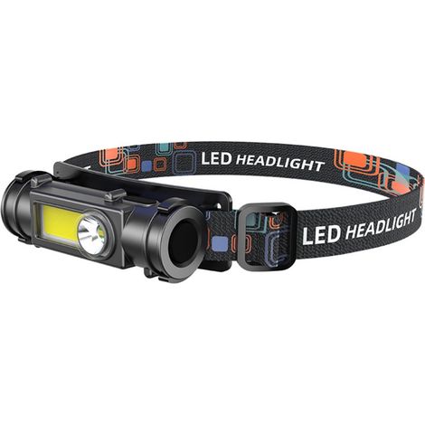 Linterna Frontal Recargable MINKUROW Cob+Xpe Brillante Y Liviana, Ángulo Ajustable Y Correa Cob+Xpe Brillante Y Liviana, Ángulo Ajustable Y Correa Linterna Frontal Impermeable, Recargable, Brillante Y (1/5)