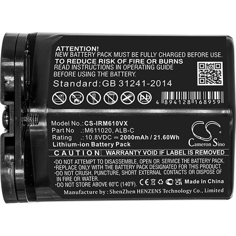 NX - Batterie aspirateur compatible iRobot 10.8V 2000mAh - M611020ALB-C (1/5)