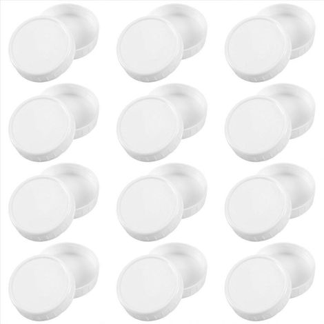 Couvercles à ouverture standard pour bocaux, bouchons de conservation en plastique, diamètre 70 mm (1/5)