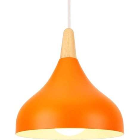 Suspension moderne en forme de goutte avec douille métallique E27, adaptée aux Chambres, Salles à manger et Cuisines (1/4)