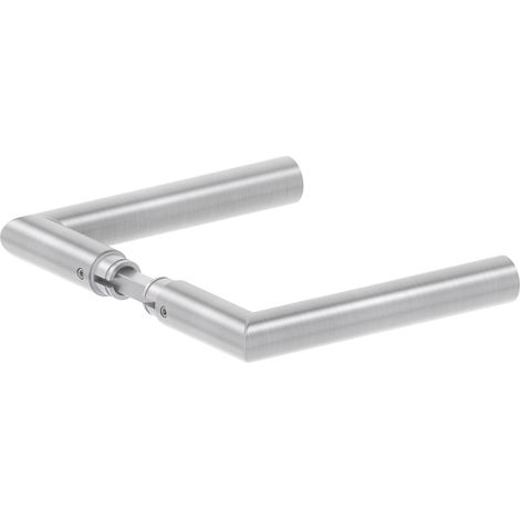 KARCHER DESIGN ER28 0DS Griffpaar Rhodos ohne Griffrosette, inkl. Stift in Edelstahl matt, Edelstahl (1/4)