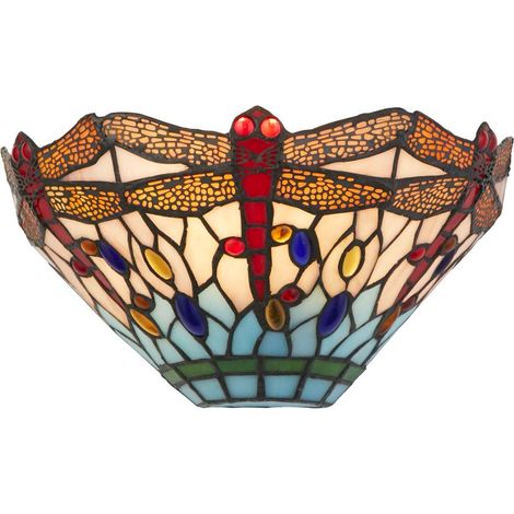 Wandleuchte Wandlampe Glas Stahl Wohnzimmerleuchte Flurleuchte Bemalt Schwarz (1/3)
