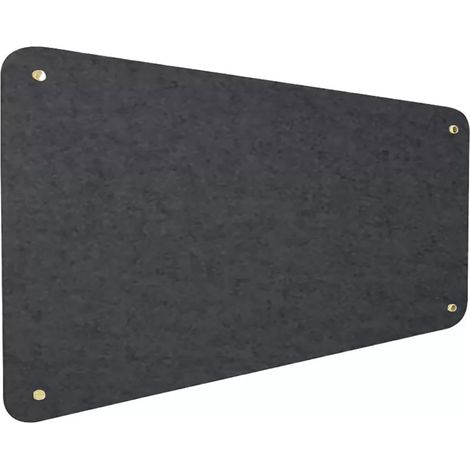 Pannello Fonoassorbente da Parete con Fori 150x50 cm Kit di 4 distanziali Coprivite Gold Finitura Antracite (1/5)