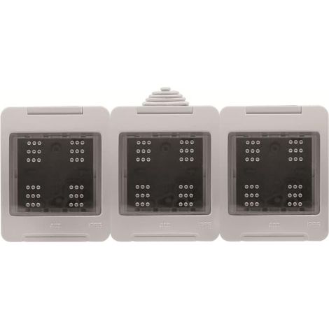 Zenit Boitier étanche IP55 3X2 modules 2CLA329300N1101 ABB N3293