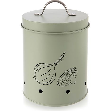 Contenedor metálico verde para frutas y verduras VERDE 2,4 l