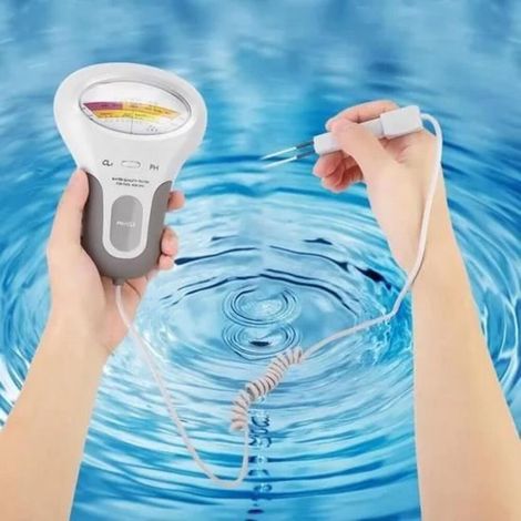 Testeur de pH et de chlore numérique portable 2 en 1 pour qualité de l'eau de piscine (1/4)