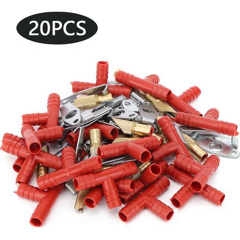 Lot 20 kits abreuvoir lapin – plastique – mamelon eau – furet – accessoires ferme (1/5)