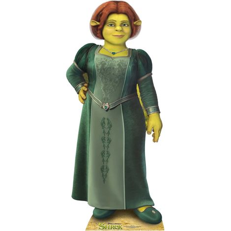 Figurine en carton Shrek Fiona debout main sur la hanche - Haut 160 cm (1/5)