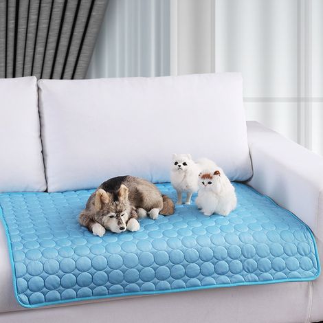 Coussin d'été pour chien et chat, tapis rafraîchissant pour animaux de compagnie, canapé C (1/3)