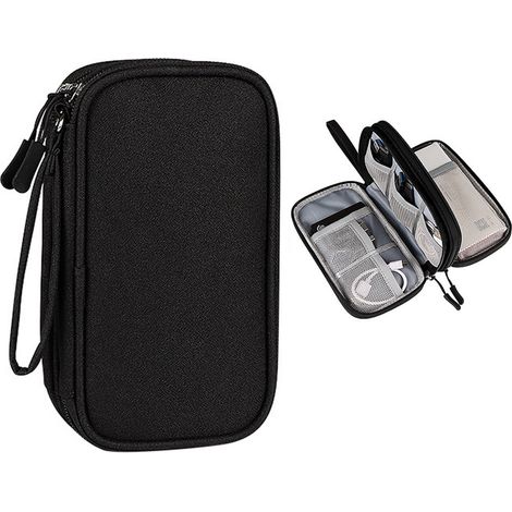 Boite De Rangement - 19 x 5,5 x 11 cm - Pour Accessoires Electroniques - Portable Et Organisee - 1 Piece (1/5)