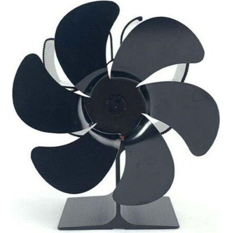 Ventilateur de poêle à bois écologique et silencieux pour cheminée, avec distribution efficace de la chaleur. (1/5)
