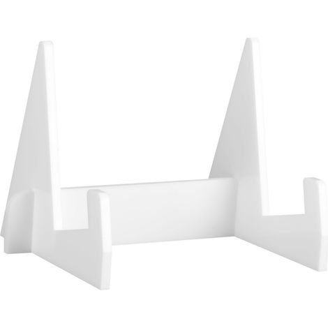 Support à livres acrylique pour bureau, cuisine et maison, étagère de présentation blanche (1/5)