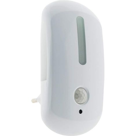 Blanc - Veilleuse LED Crépusculaire Automatique 2 en 1 - Détecteur de Passage 3m - Sélecteur Auto/On - Faible Consommation 0,6W - IP20 - Idéale pour Enfants. (1/5)