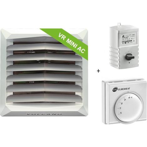 Lufterhitzer VOLCANO VR mini AC 3-20kW + Drehzahl-Regler ARW 0,6/1 + Thermostat (1/3)