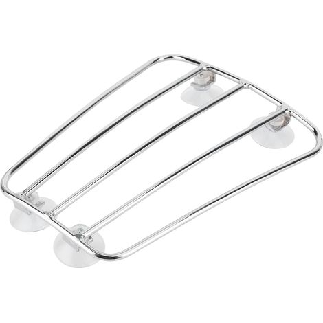 Porte-bagages universel rétro pour réservoir de moto, argenté (1/5)