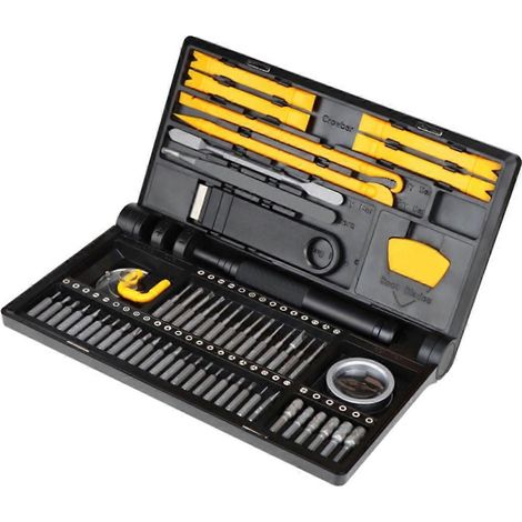 70-in-1 Präzisionsschraubendreher-Set mit 42 magnetischen Bits (1/5)