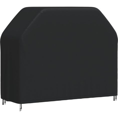 BBQ Cover 147x61x112 cm Black 420D Oxford vidaXL (1/5)