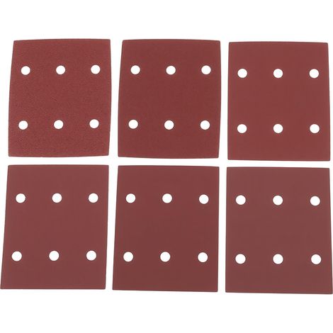 60 Feuilles de Papier de Verre 4,5 X 5,5 Pouces (1/4 de Feuille) Grains 40 80 120 150 320 400 Compatible avec HE012 (1/5)