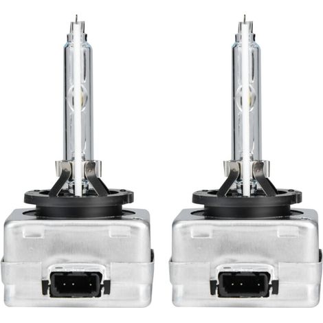 Lot de 2 lampes xénon D3S 6000K 35W avec support en fer pour HID, longue durée de vie, ultra-luminosité (1/4)