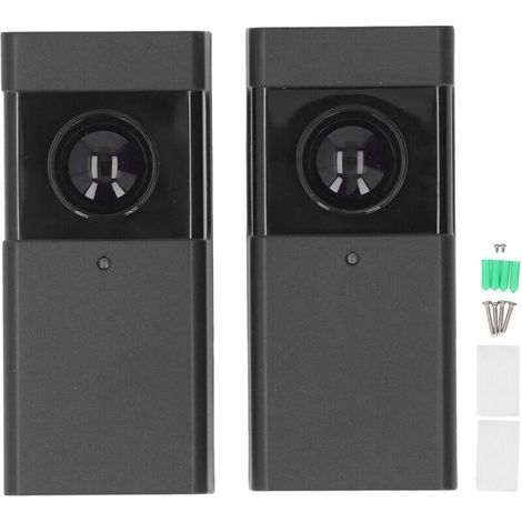 Détecteur infrarouge 940nm pour portail, portes et barrières, portée 30m, 12-24V, sécurité maison, noir (1/5)