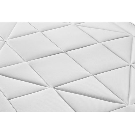 Ensemble matelas sommier Vingt-Huit 90 x 190 cm - Couleur : Blanc (1/4)